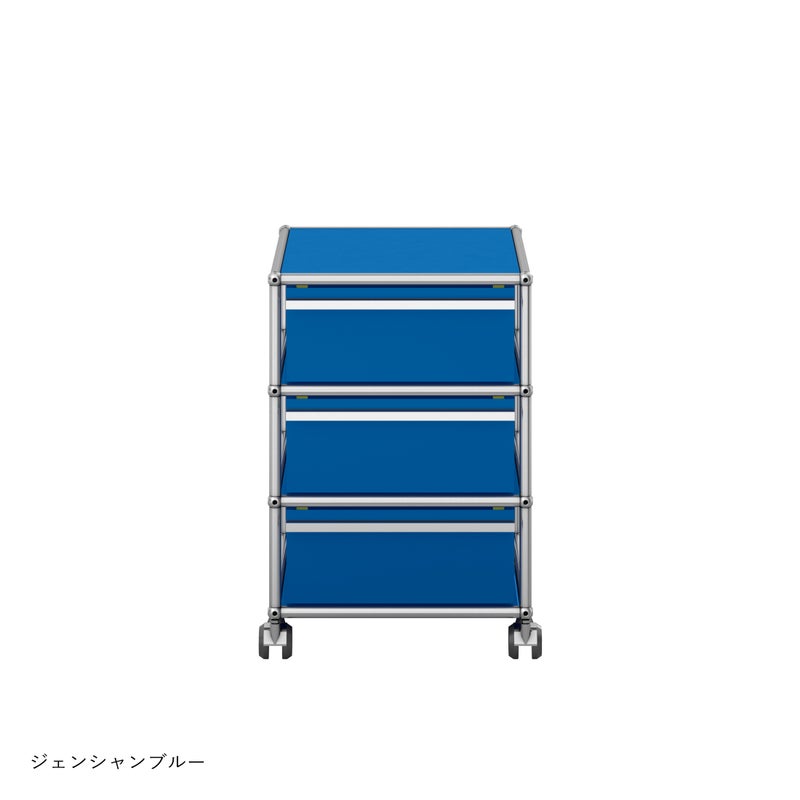 USMハラー（ユーエスエムハラー） / Wagon（ワゴン） / W418×D523×H605mm / 引き出し×3 / ソフトキャスター付（手前2個ロック可）