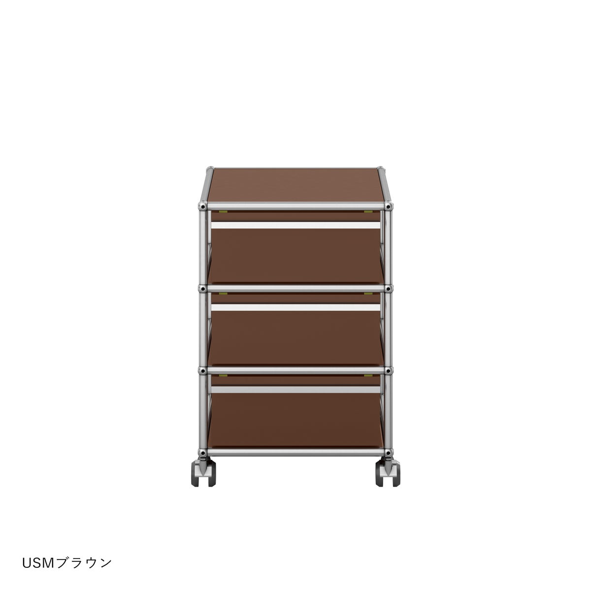 USMハラー（ユーエスエムハラー） / Wagon（ワゴン） / W418×D523×H605mm / 引き出し×3 / ソフトキャスター付（手前2個ロック可）