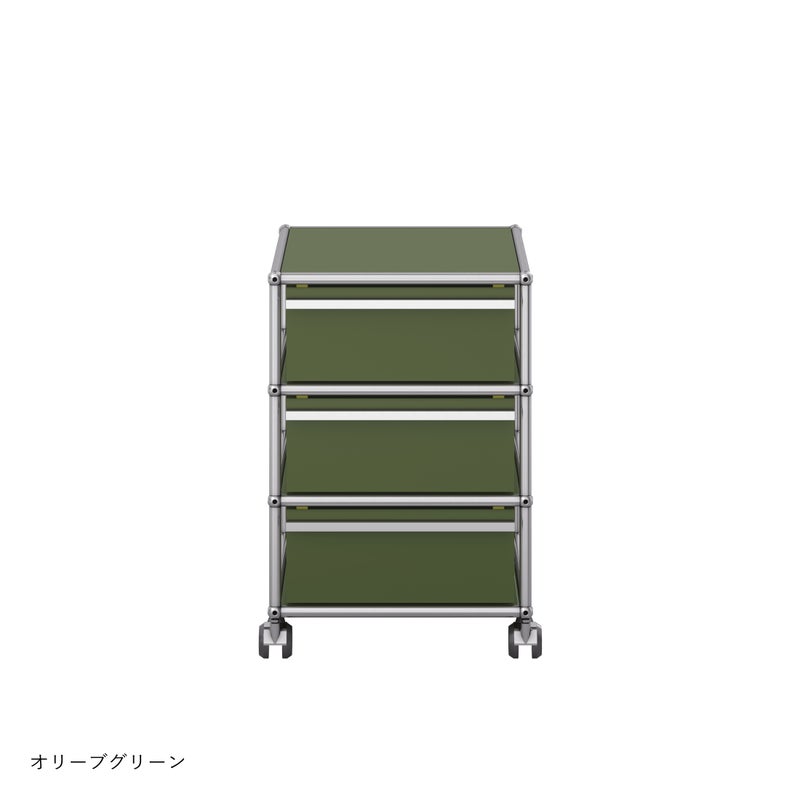 USMハラー（ユーエスエムハラー） / Wagon（ワゴン） / W418×D523×H605mm / 引き出し×3 / ソフトキャスター付（手前2個ロック可）