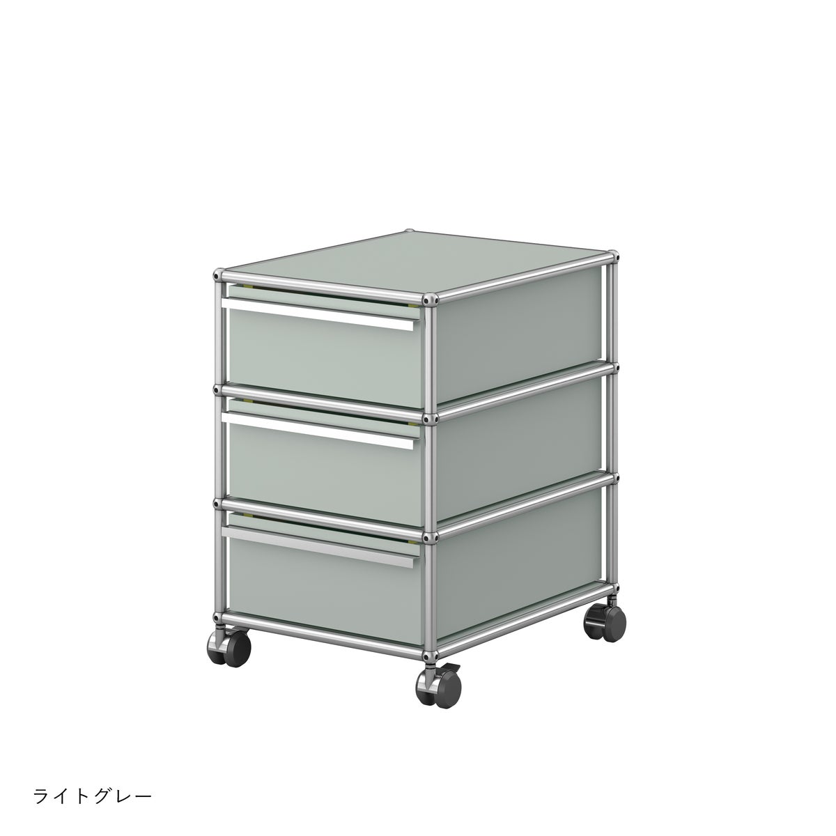USMハラー（ユーエスエムハラー） / Wagon（ワゴン） / W418×D523×H605mm / 引き出し×3 / ソフトキャスター付（手前2個ロック可）