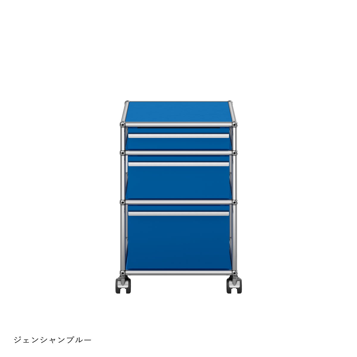 USMハラー（ユーエスエムハラー） / Wagon（ワゴン） / W418×D523×H605mm / 引き出し×3 / ソフトキャスター付（手前2個ロック可） / トレイセット付き