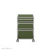 USMハラー（ユーエスエムハラー） / Wagon（ワゴン） / W418×D523×H605mm / 引き出し×3 / ソフトキャスター付（手前2個ロック可） / トレイセット付き