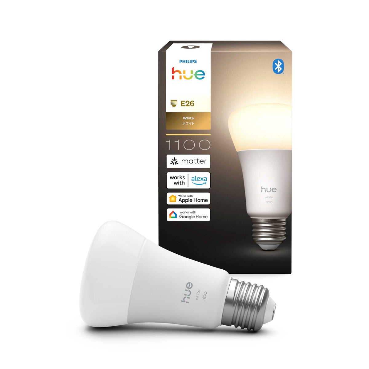 Philips Hue（フィリップスヒュー） / ホワイト E26 LED電球 75W形相当 PH75WH1-SU / スマート電球