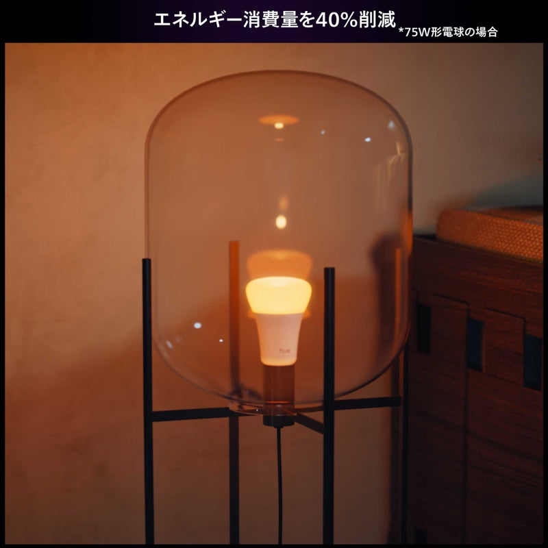 Philips Hue（フィリップスヒュー） / ホワイト E26 LED電球 75W形相当 PH75WH1-SU / スマート電球