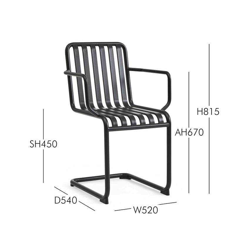 HAY（ヘイ） / PALISSADE CANTILEVER（パリサード カンチレバー） / ARMCHAIR（アームチェア） / 全3色 / アウトドア
