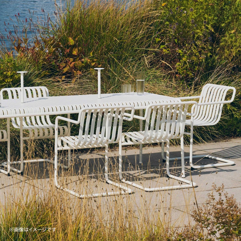 HAY（ヘイ） / PALISSADE CANTILEVER（パリサード カンチレバー） / DINING ARMCHAIR（ダイニング アームチェア） / 全3色 / アウトドア