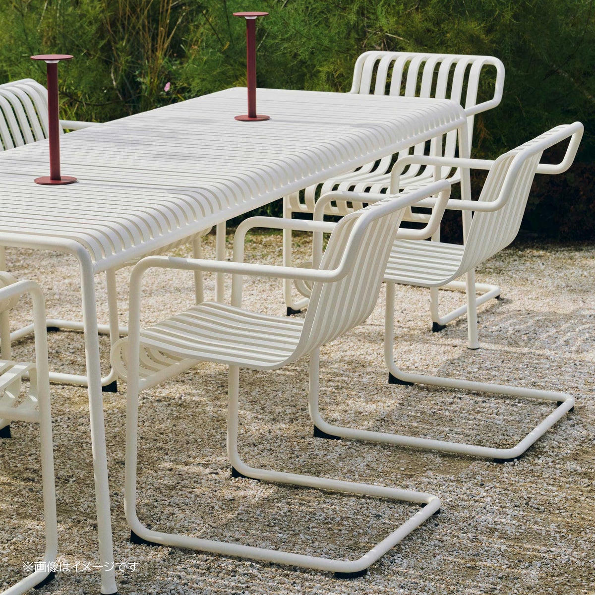 HAY（ヘイ） / PALISSADE CANTILEVER（パリサード カンチレバー） / DINING ARMCHAIR（ダイニング アームチェア） / 全3色 / アウトドア