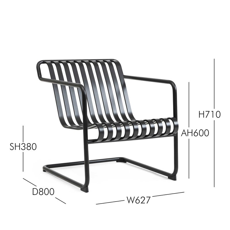 HAY（ヘイ） / PALISSADE CANTILEVER（パリサード カンチレバー） / LOUNGE CHAIR LOW （ラウンジチェア） / 全3色 / アウトドア