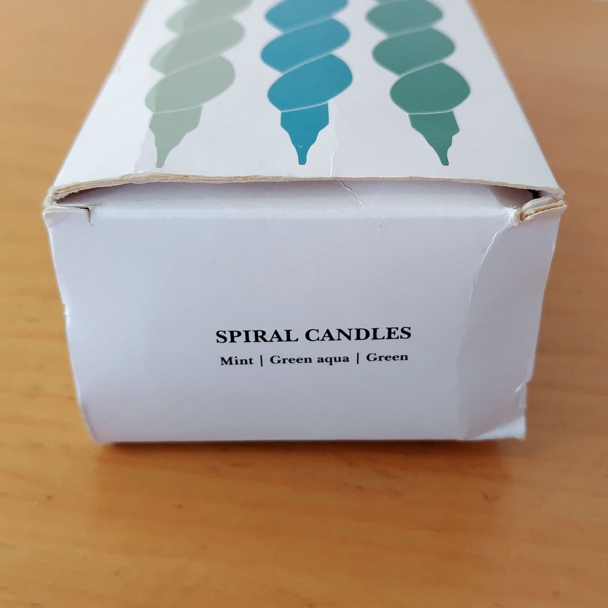 HAY（ヘイ） / CANDLE SPIRAL SET OF 6（キャンドル） / ミント・グリーンアクア・グリーン / 6本セット