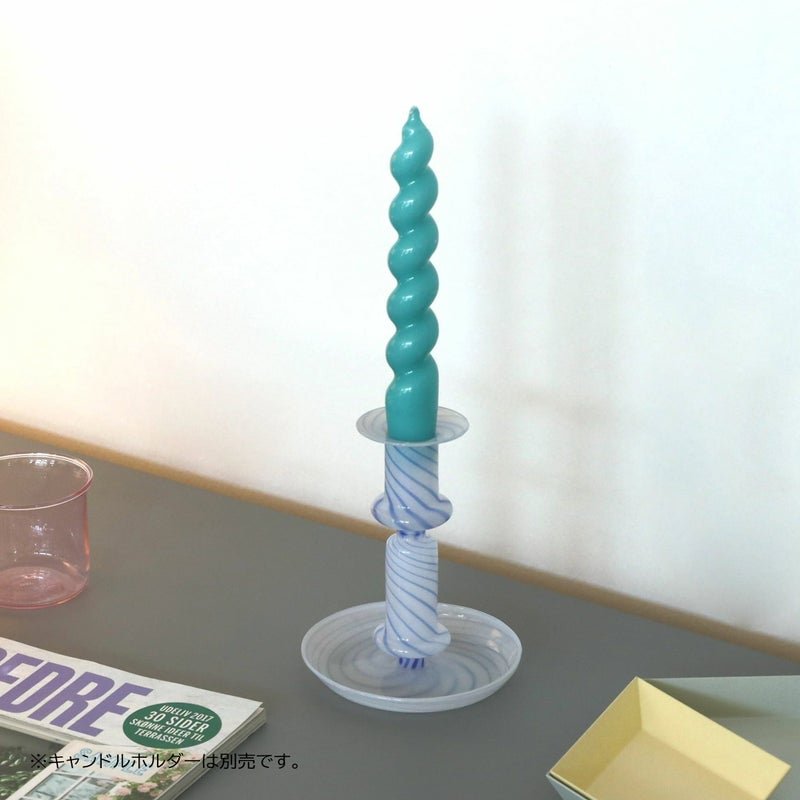 HAY（ヘイ） / CANDLE SPIRAL SET OF 6（キャンドル） / ミント・グリーンアクア・グリーン / 6本セット