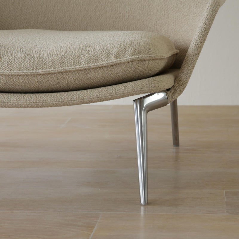 Vitra（ヴィトラ） / Slow Chair（スローチェア） / Flocca（フロッカ） / オットマン付 / バッククッション 2個付 / ネッククッション付