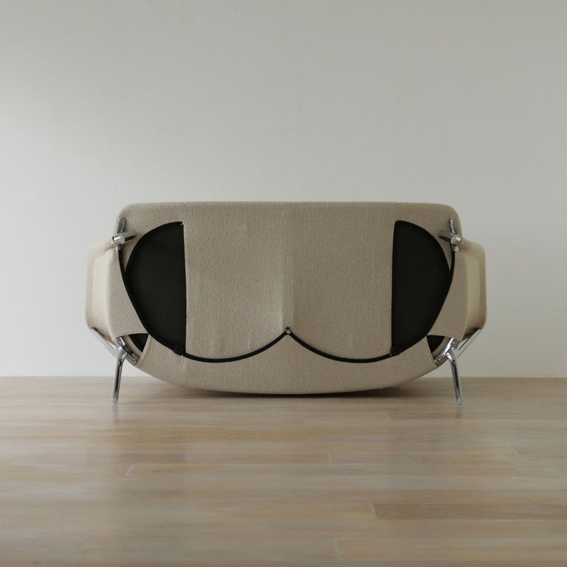 Vitra（ヴィトラ） / Slow Sofa（スローソファ） / Flocca（フロッカ） / バッククッション 3個付 / ネッククッション付