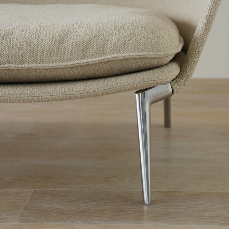 Vitra（ヴィトラ） / Slow Sofa（スローソファ） / Flocca（フロッカ） / バッククッション 3個付 / ネッククッション付