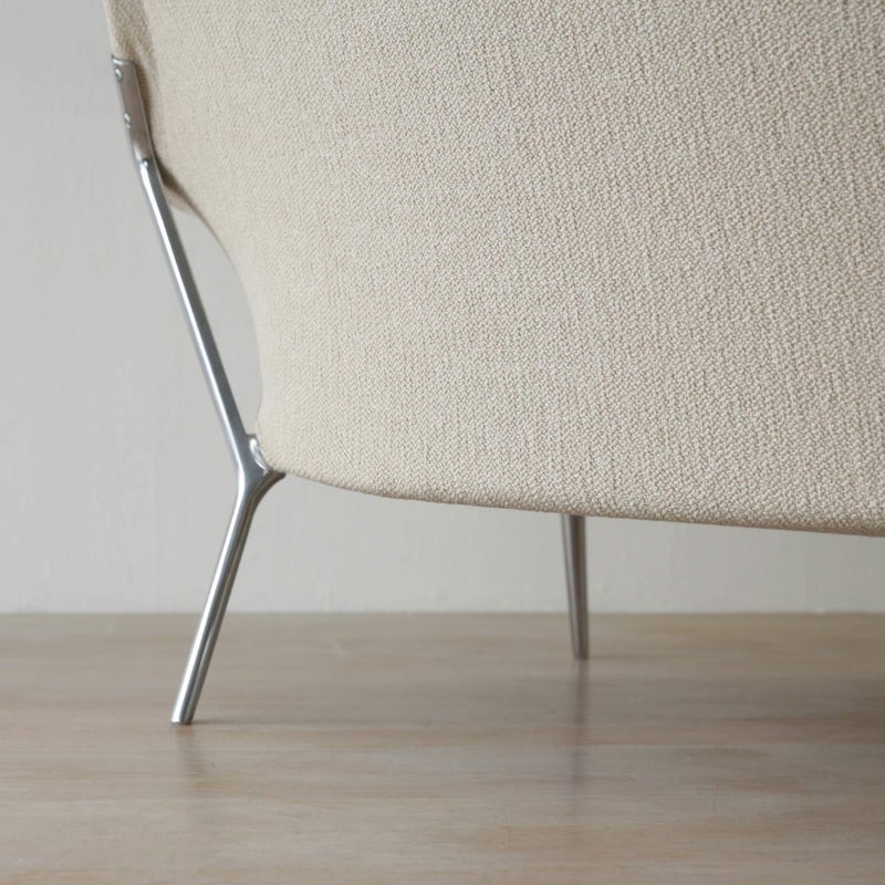 Vitra（ヴィトラ） / Slow Sofa（スローソファ） / Flocca（フロッカ） / バッククッション 3個付 / ネッククッション付