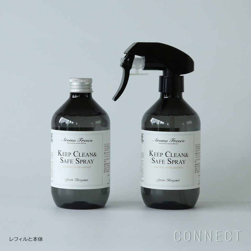 Aroma Fresco（アロマフレスコ） / キープクリーン＆セーフスプレー（キッチン・ダイニング用洗剤）レフィル300ml（詰め替え用） / グリーン・ベルガモット