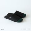 MELLEM（メレム） / Kvadrat（クヴァドラ） / スリッパ / Patio（パティオ） ブラック / M・Lサイズ