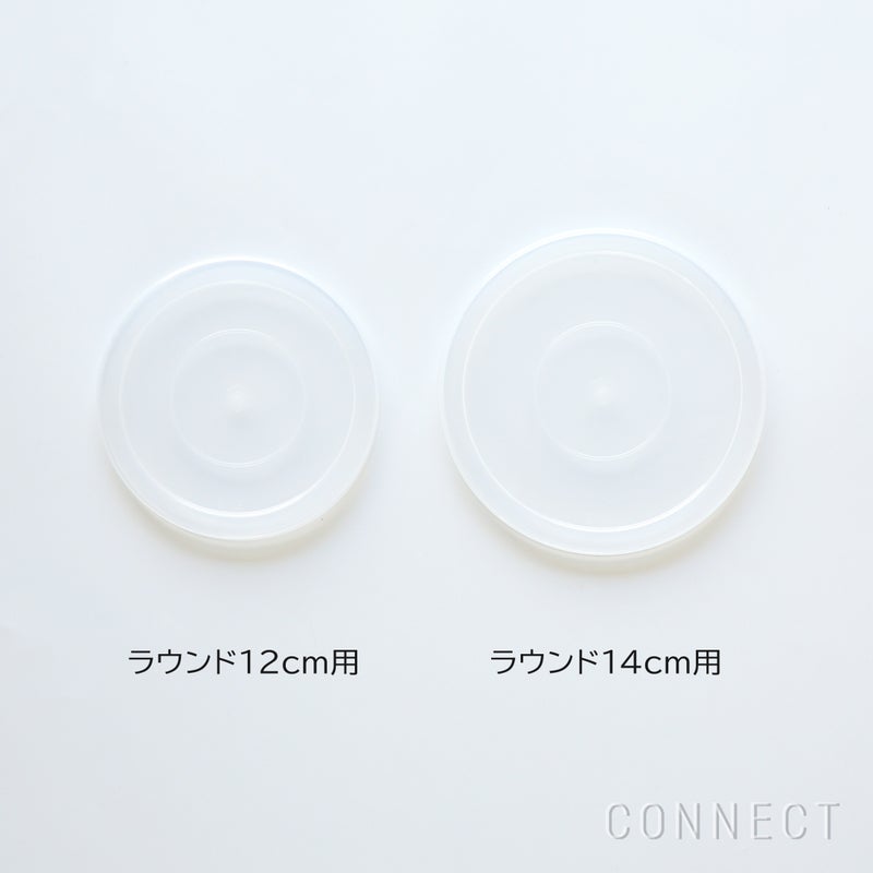 野田琺瑯 / Whtie series（ホワイトシリーズ） / ラウンド12cm用（持ち手付ストッカー丸型S用）シール蓋 1枚+ラウンド14cm用（持ち手付ストッカー丸型L用）シール蓋 5枚 / 計6点セット