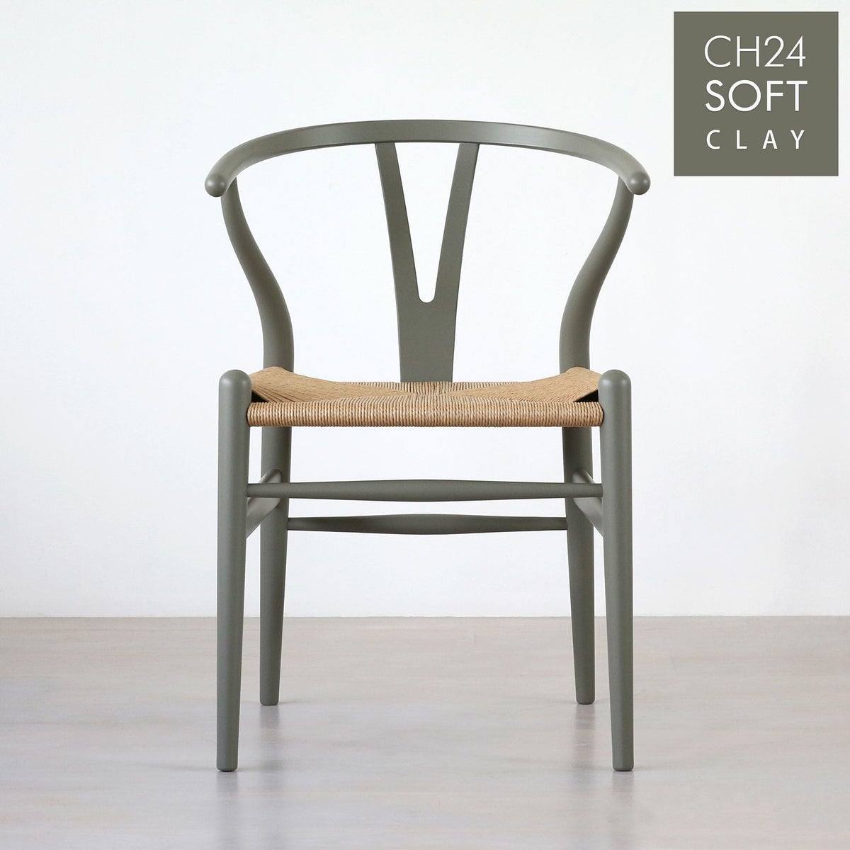 CH24 SOFT / CLAY（クレイ） / Yチェアソフト（ワイチェア） ビーチ材・マットカラー SH45cm / CARL HANSEN & SON （カール・ハンセン＆サン）