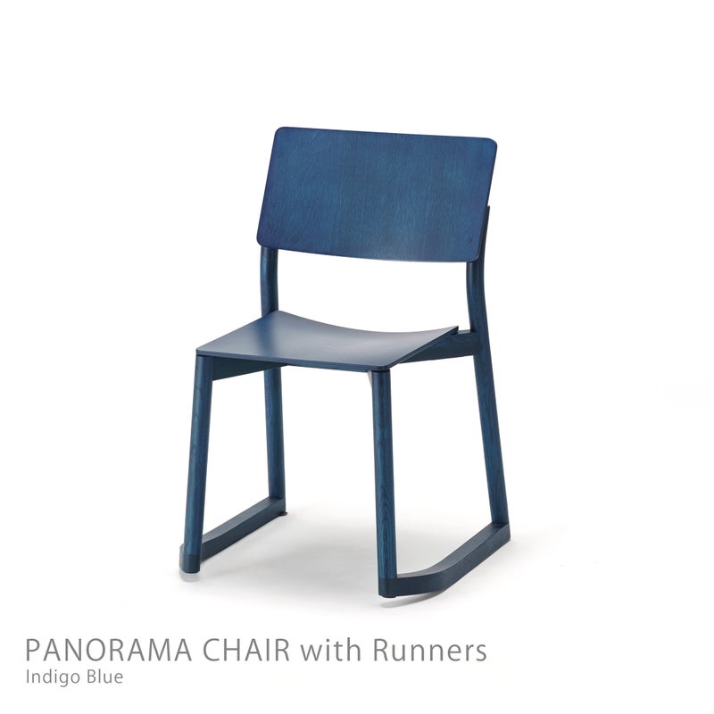 Karimoku New Standard（カリモク ニュースタンダード） / PANORAMA CHAIR with Runners（パノラマチェア ウィズ ランナーズ） / インディゴブルー