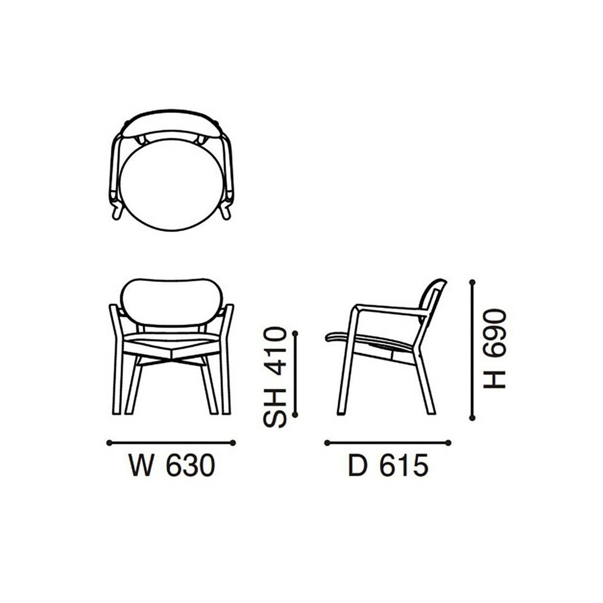 Karimoku New Standard（カリモク ニュースタンダード） / CASTOR LOW CHAIR PAD（キャストールローチェアパッド） / モスグリーン