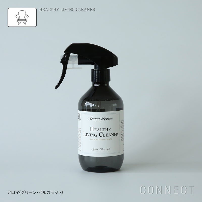 ［新ボトル］Aroma Fresco（アロマフレスコ） / ヘルシーリビングクリーナー（家具用洗剤）300ml / グリーン・ベルガモット