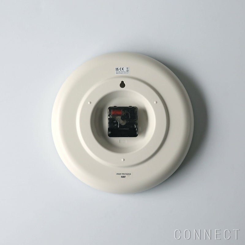 【アウトレット】HAY（ヘイ） / WALL CLOCK（ウォールクロック） / ホワイト / 掛け時計《特典付 / クロックフック・電池》
