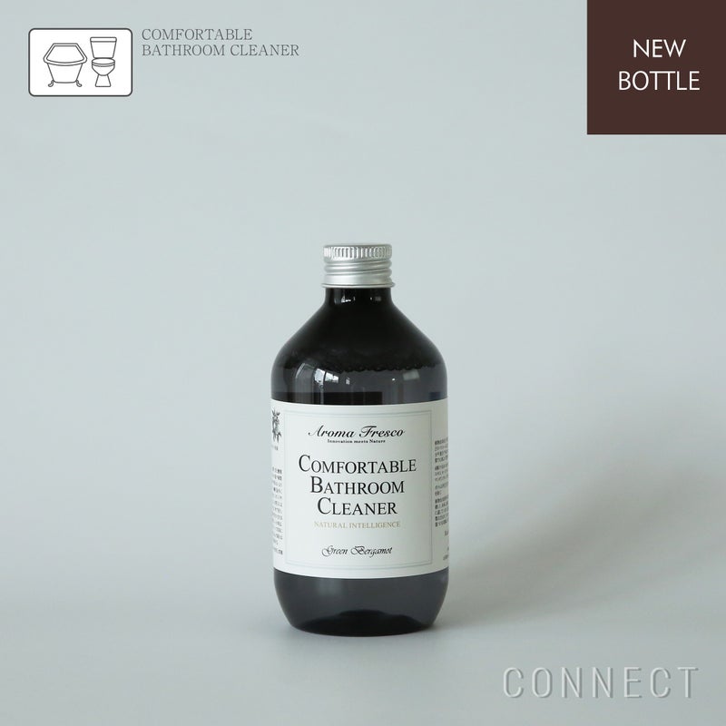 ［新ボトル］Aroma Fresco（アロマフレスコ） / コンフォタブル バスルームクリーナー（バス・トイレ用洗剤）レフィル300ml（詰め替え用） / グリーン・ベルガモット