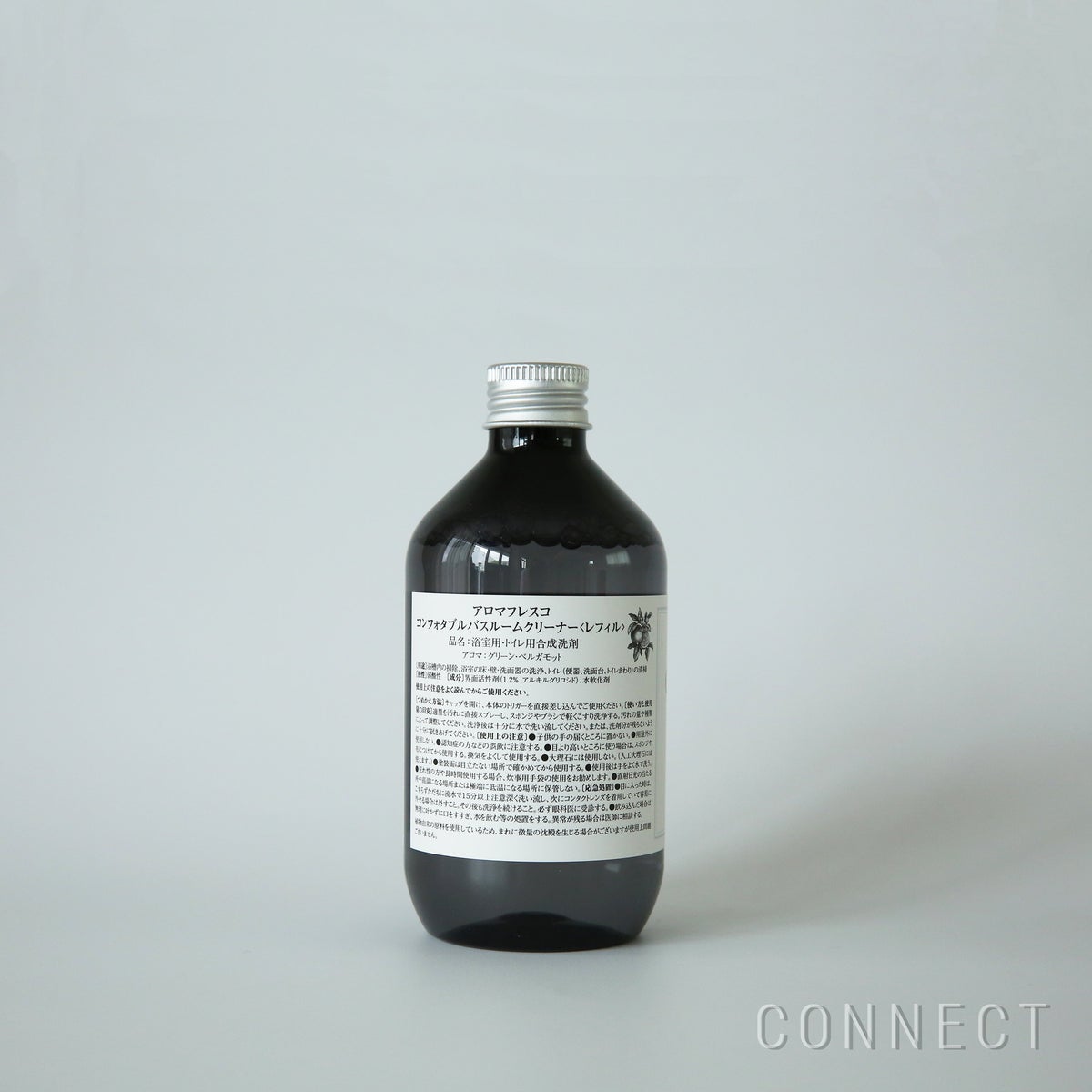 ［新ボトル］Aroma Fresco（アロマフレスコ） / コンフォタブル バスルームクリーナー（バス・トイレ用洗剤）レフィル300ml（詰め替え用） / グリーン・ベルガモット