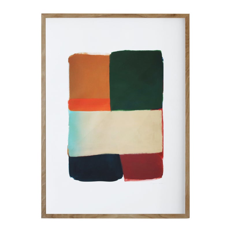 THE POSTER CLUB（ザ・ポスタークラブ） / Berit Mogensen Lopez（ベリット・モーエンセン・ロペス） / Colour Squares 02 70×100cm《額付》