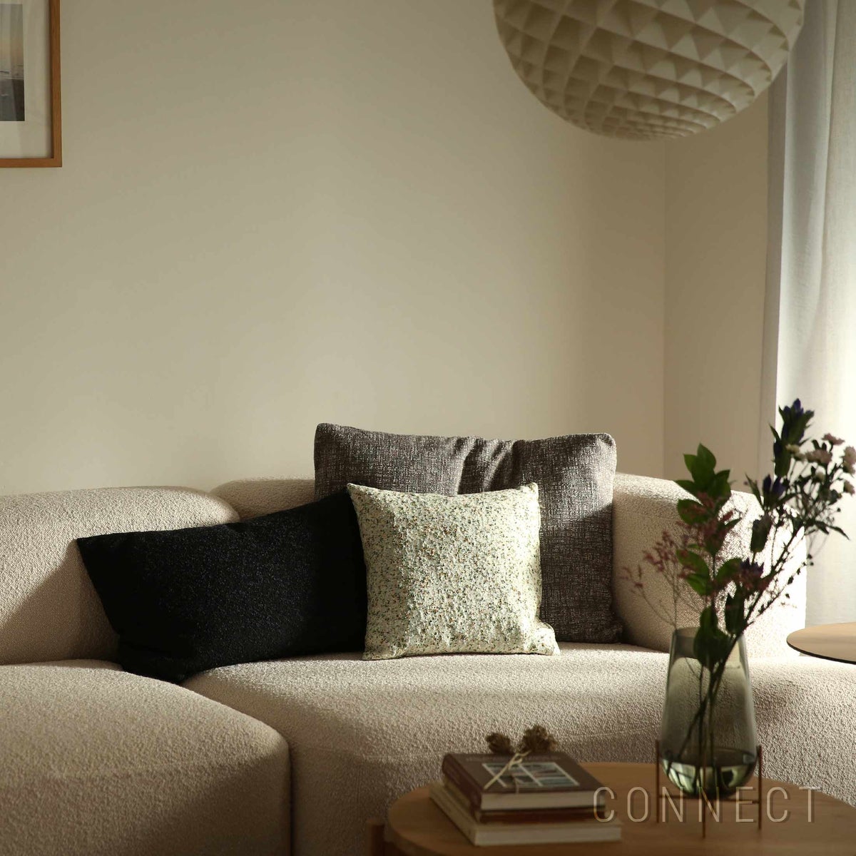 MELLEM（メレム） / Kvadrat/Raf Simons（クヴァドラ/ラフ・シモンズ） / フェザークッション 40×40cm / Atom（アトム） / 中材入り / 全2色