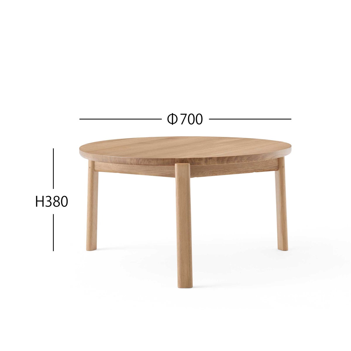 Audo Copenhagen（オドー・コペンハーゲン） / PASSAGE LOUNGE TABLE（パッセージ ラウンジテーブル） / φ70cm / 全2色