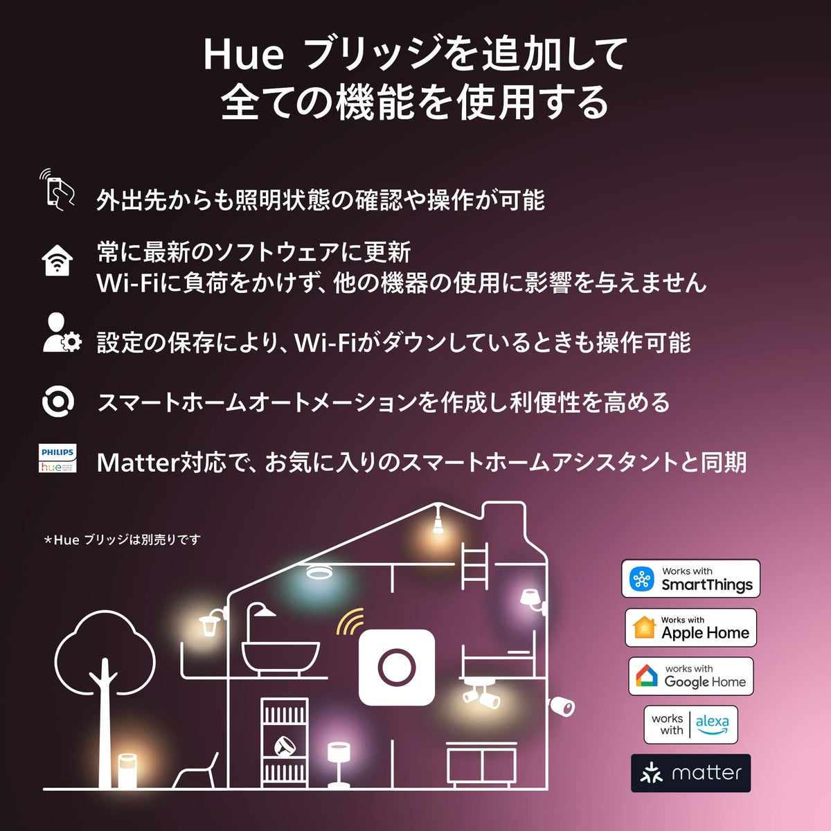 Philips Hue（フィリップスヒュー） / ホワイトグラデーションE26 LED電球 100W形相当 PH10WA1-SU / スマート電球