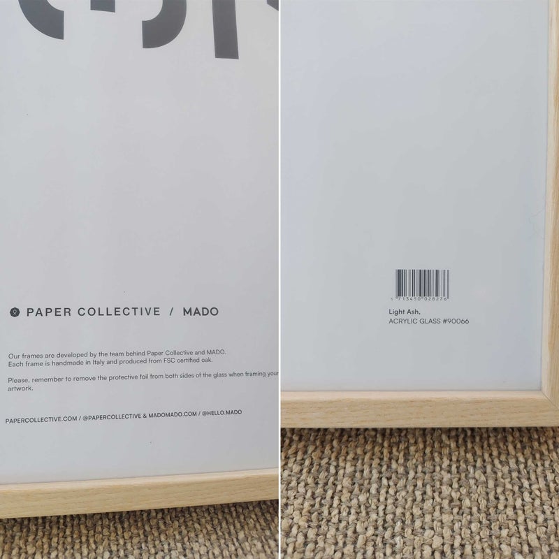 【アウトレット】Paper Collective（ペーパーコレクティブ） / フレーム 額 / 30×40cm / ライトアッシュ