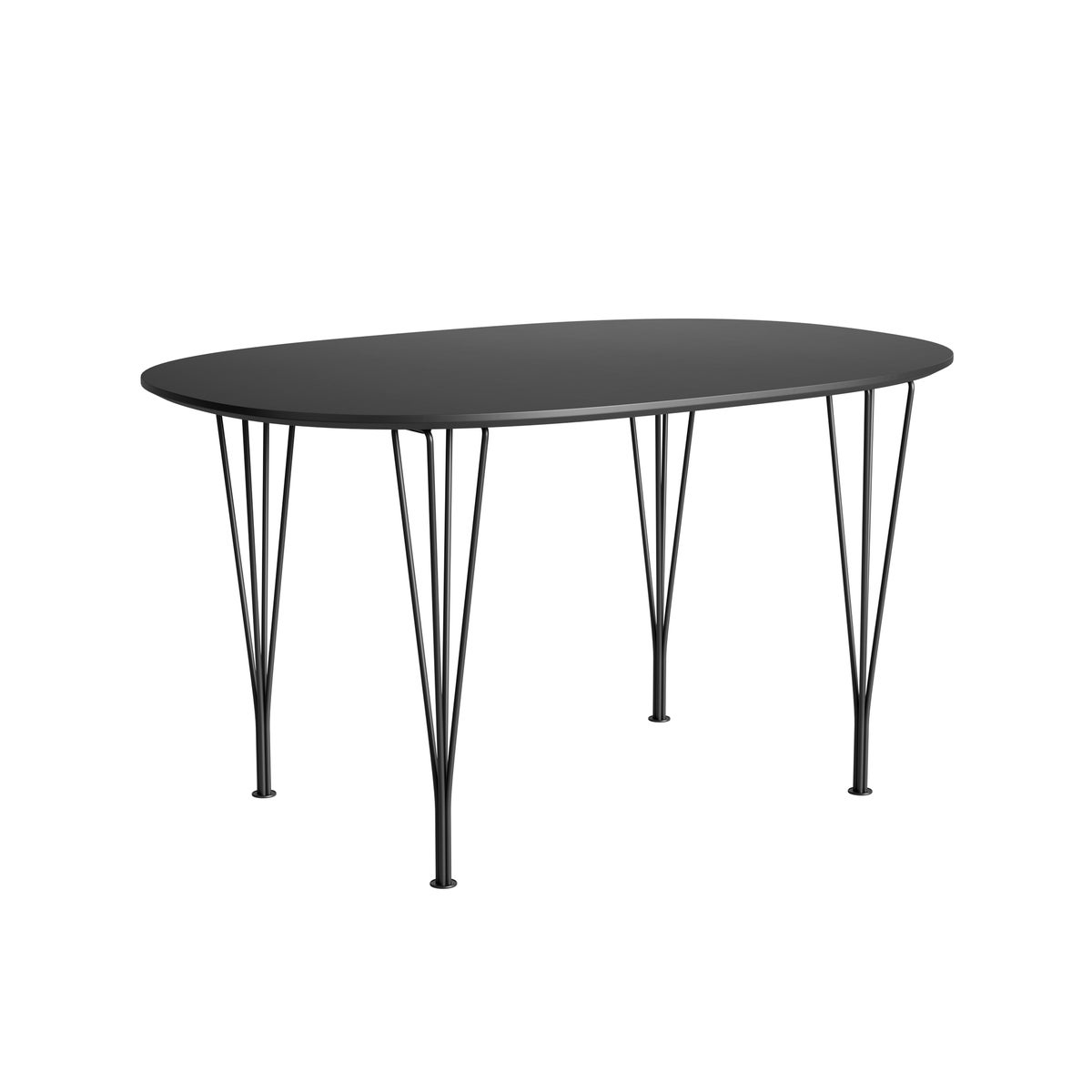 FRITZ HANSEN（フリッツ・ハンセン） / TABLE SERIES（テーブルシリーズ）B611 / スーパー楕円テーブル / 2026Newカラー / フルブラック