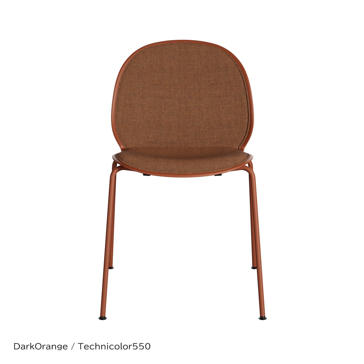 FRITZ HANSEN（フリッツ・ハンセン） / N02 RECYCLE（リサイクル） / N02-10FRU / ダークオレンジ / TECHNICOLOUR 550 / フロントパディングチェア