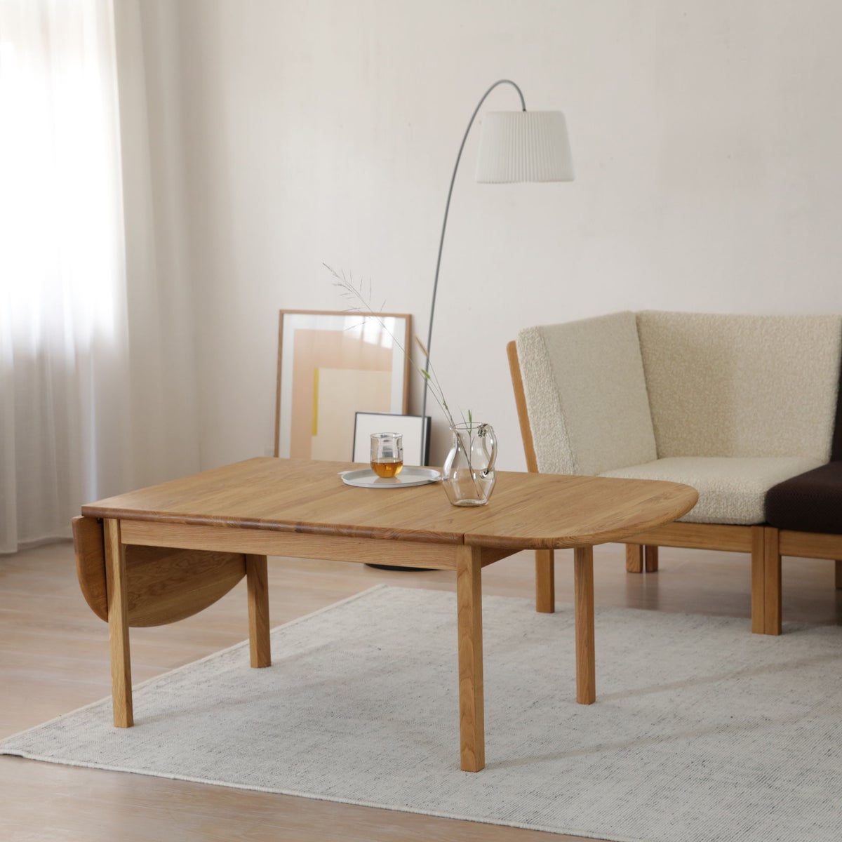 CARL HANSEN & SON（カール・ハンセン＆サン） / CH086 COFFEE TABLE / オーク材・オイル仕上げ / 折りたたみ式天板