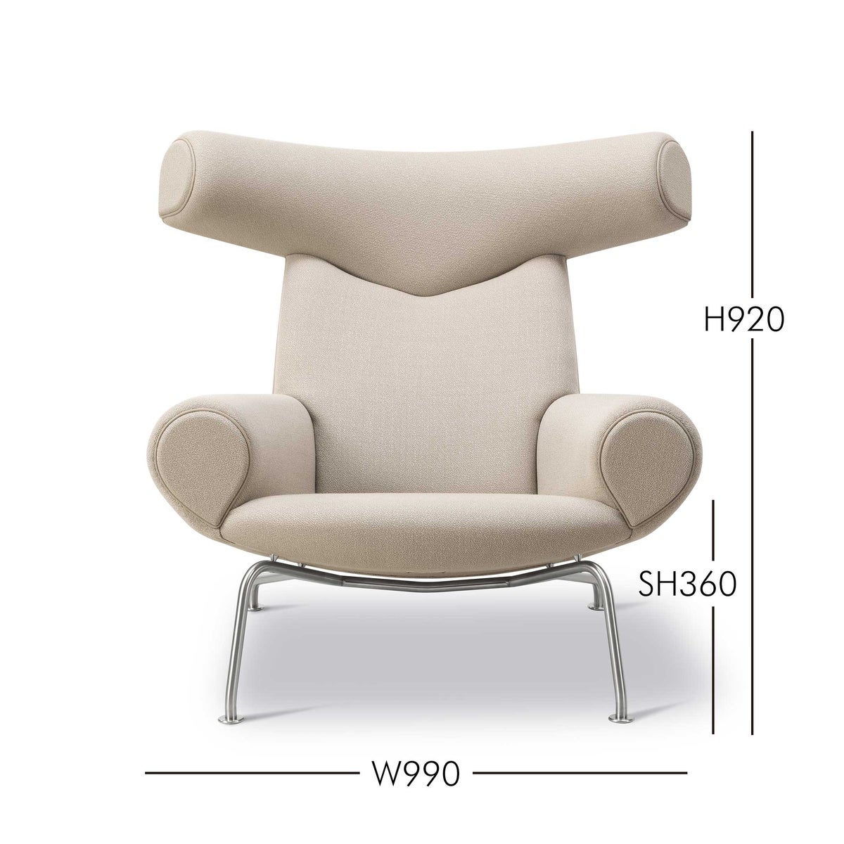 FREDERICIA（フレデリシア） / Wegner Ox Chair（ウェグナーオックスチェア） / Model 1000 / Vidar（ヴィダー）