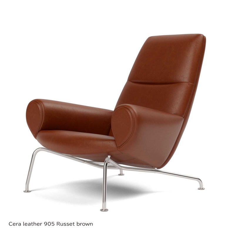 FREDERICIA（フレデリシア） / Wegner Queen chair（ウェグナークイーンチェア） / Model 1010 / レザー（Cera leather 905 Russet brown）