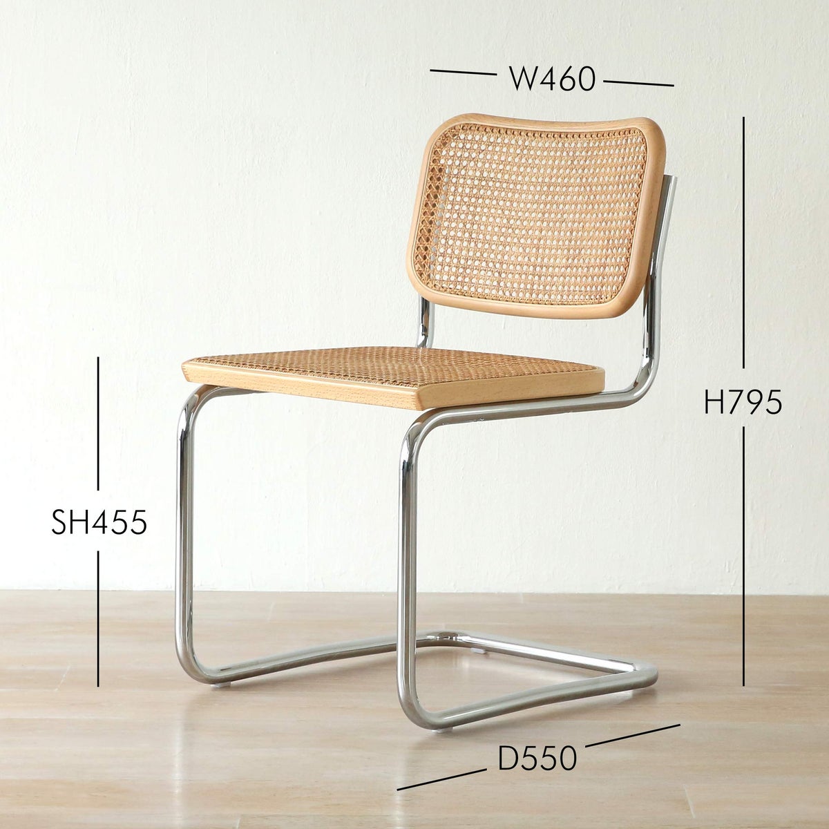 Knoll（ノル） / CESCA CHAIR（チェスカチェア） / 2脚セット・3脚セット / 籐機械張り / クロームフレーム / 全2色【期間限定 / 10％OFF】