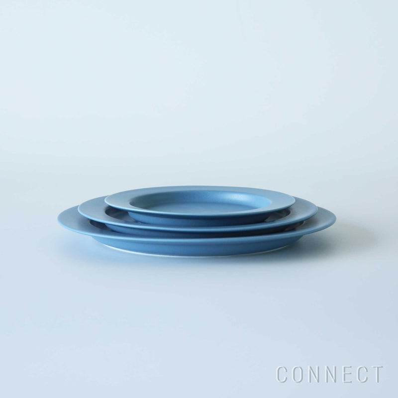 yumiko iihoshi porcelain（イイホシユミコ） / unjour（アンジュール） / apres midi plate 190 / 瀬戸内ブルー φ19cm