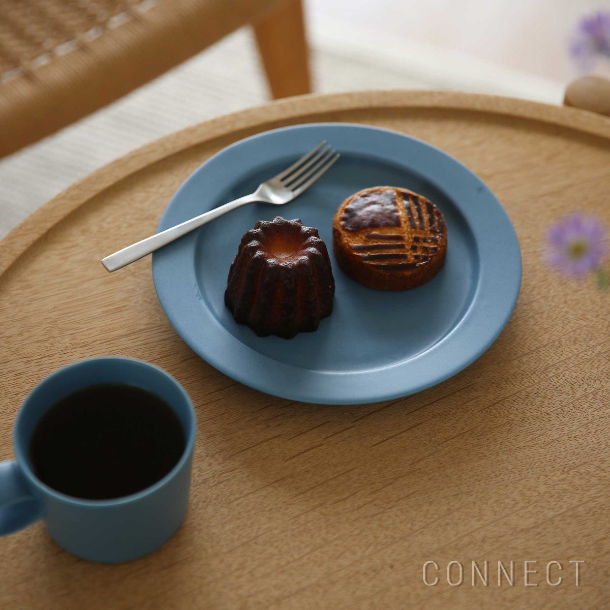 yumiko iihoshi porcelain（イイホシユミコ） / unjour（アンジュール） / apres midi plate 190 / 瀬戸内ブルー φ19cm