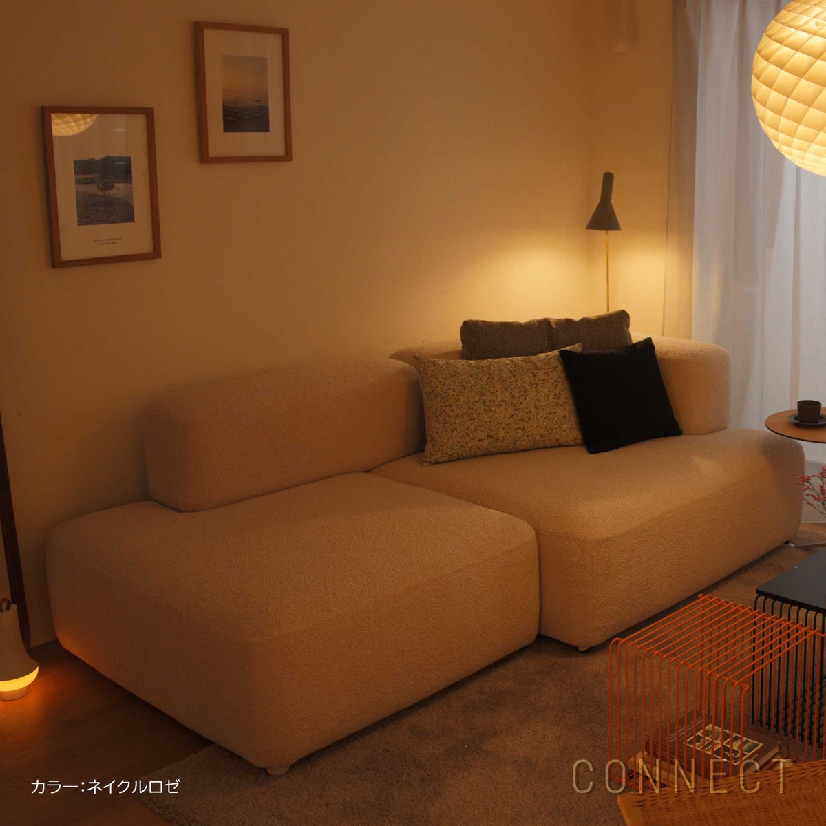 FRITZ HANSEN（フリッツ・ハンセン） / ALPHABET SOFA（アルファベットソファ） / PL210-4 / Karakorum / W2100 / 全7色