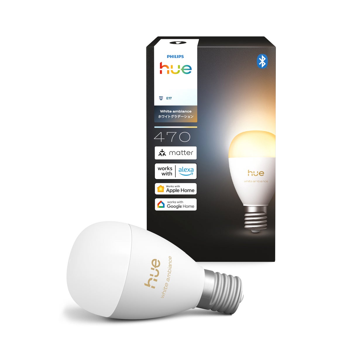 Philips Hue（フィリップスヒュー） / ホワイトグラデーションE17 LED電球 40W形相当 PH17WA1-SU / スマート電球