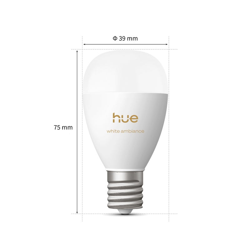 Philips Hue（フィリップスヒュー） / ホワイトグラデーションE17 LED電球 40W形相当 PH17WA1-SU / スマート電球