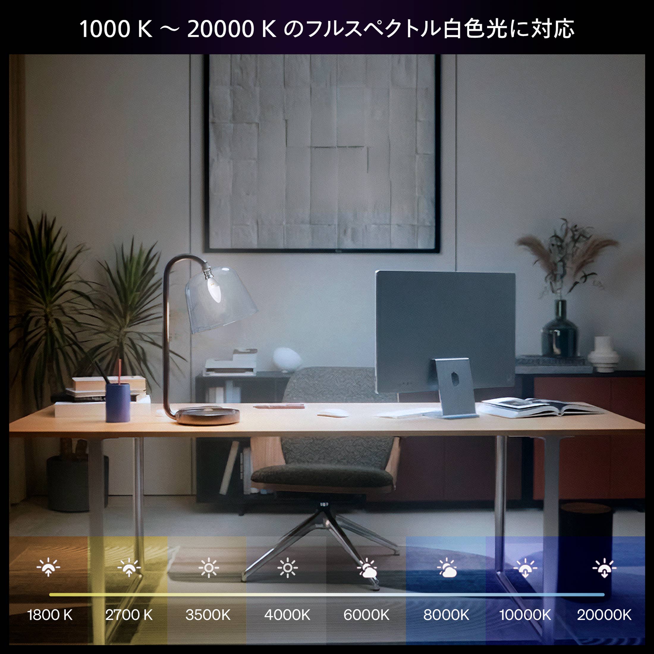 Philips Hue（フィリップスヒュー） / ホワイトグラデーションE17 LED