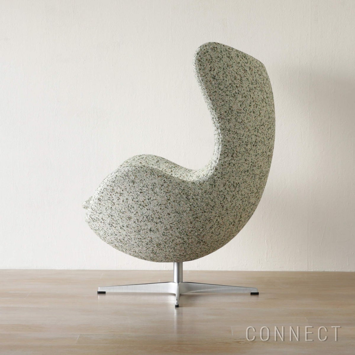 【数量限定】FRITZ HANSEN（フリッツ・ハンセン） / EGG（エッグチェア）Atom Edition / ラウンジチェア / Atom 0124 / ステンレススチール脚（サテン仕上げ）