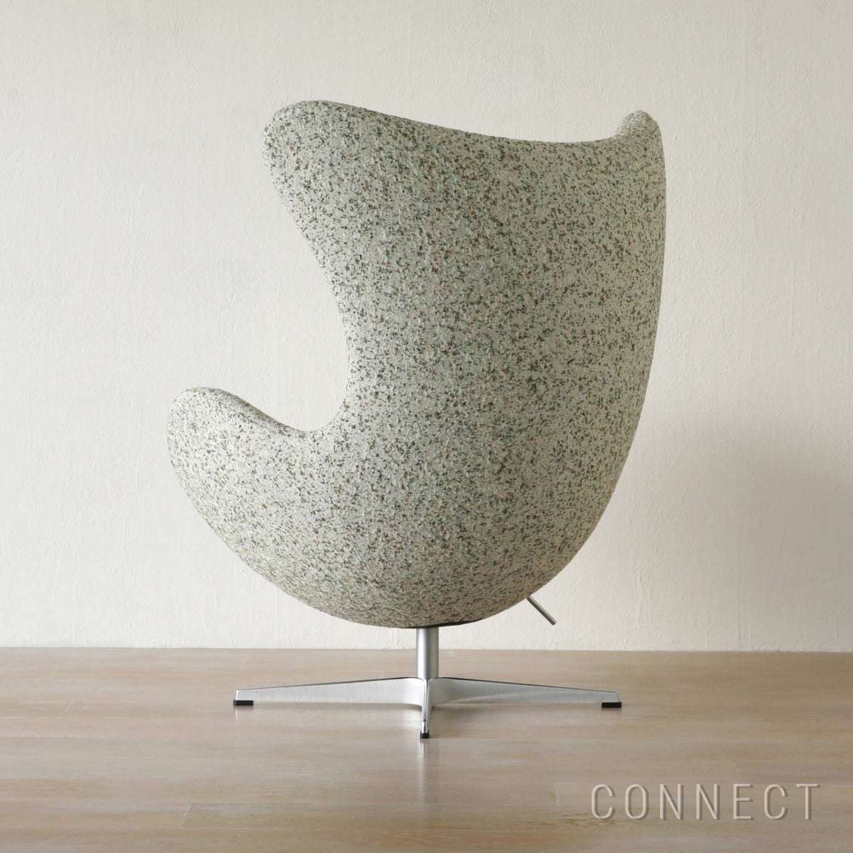 【数量限定】FRITZ HANSEN（フリッツ・ハンセン） / EGG（エッグチェア）Atom Edition / ラウンジチェア / Atom 0124 / ステンレススチール脚（サテン仕上げ）