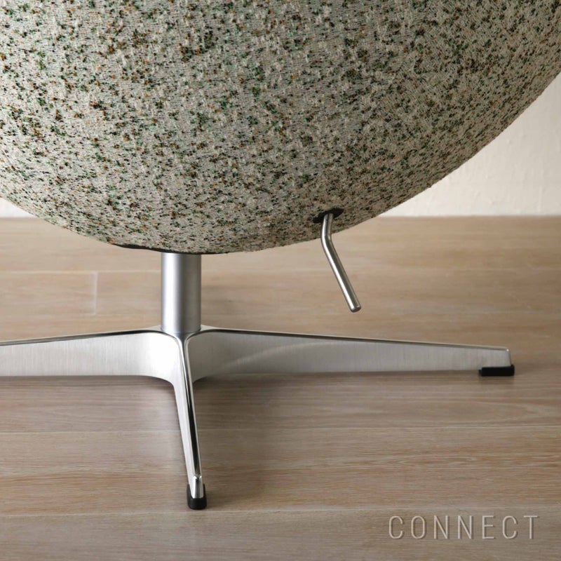 【数量限定】FRITZ HANSEN（フリッツ・ハンセン） / EGG（エッグチェア）Atom Edition / ラウンジチェア / Atom 0124 / ステンレススチール脚（サテン仕上げ）