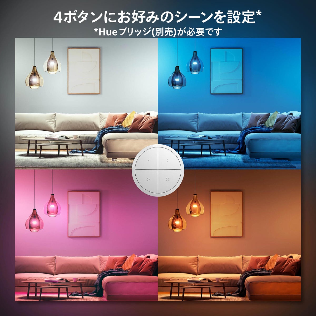 Philips Hue（フィリップスヒュー） / ダイヤルスイッチ / スマートリモコン / 人感センサー