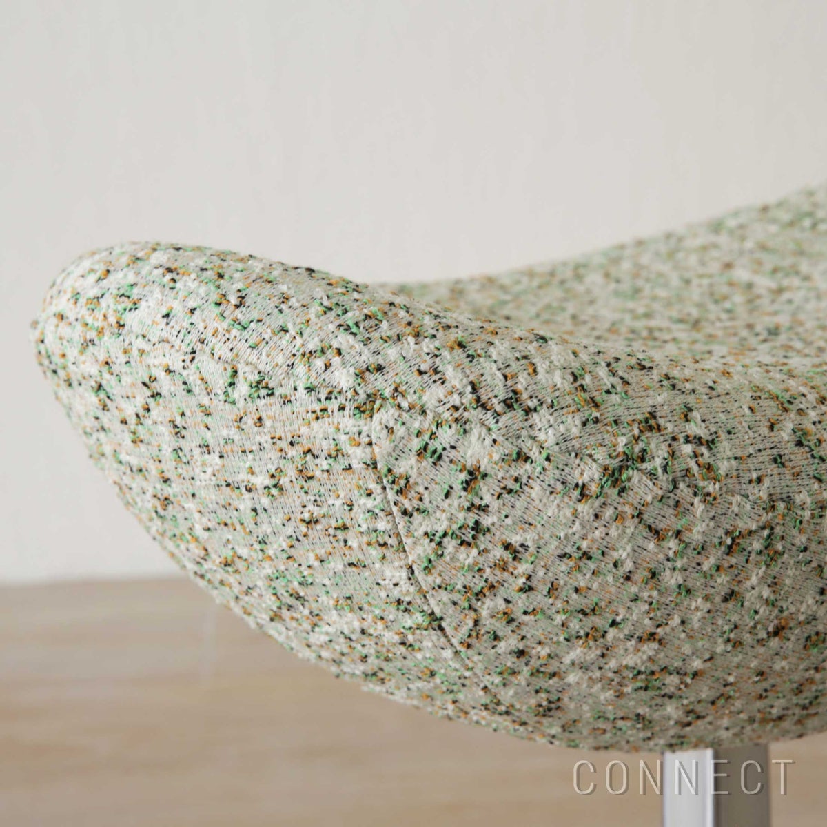 【数量限定】FRITZ HANSEN（フリッツ・ハンセン） / EGG FOOT STOOL（エッグチェア用フットスツール）Atom Edition / ラウンジチェア / Atom 0124 / ステンレススチール脚（サテン仕上げ）